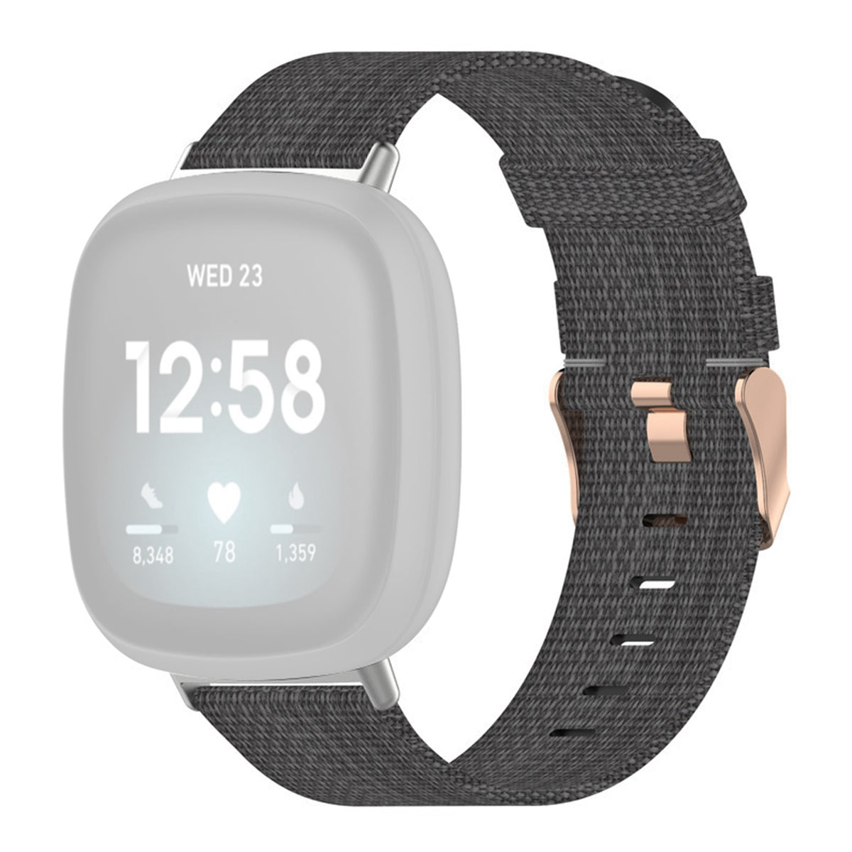 For Fitbit Versa 4 Sense 2 Smart Watch Strap Pin Buckle Nylon Wrist Band Replacement For Fitbit Versa 4 Sense 2 Smart Watch Strap Pin Buckle Nylon Wrist Band Replacement